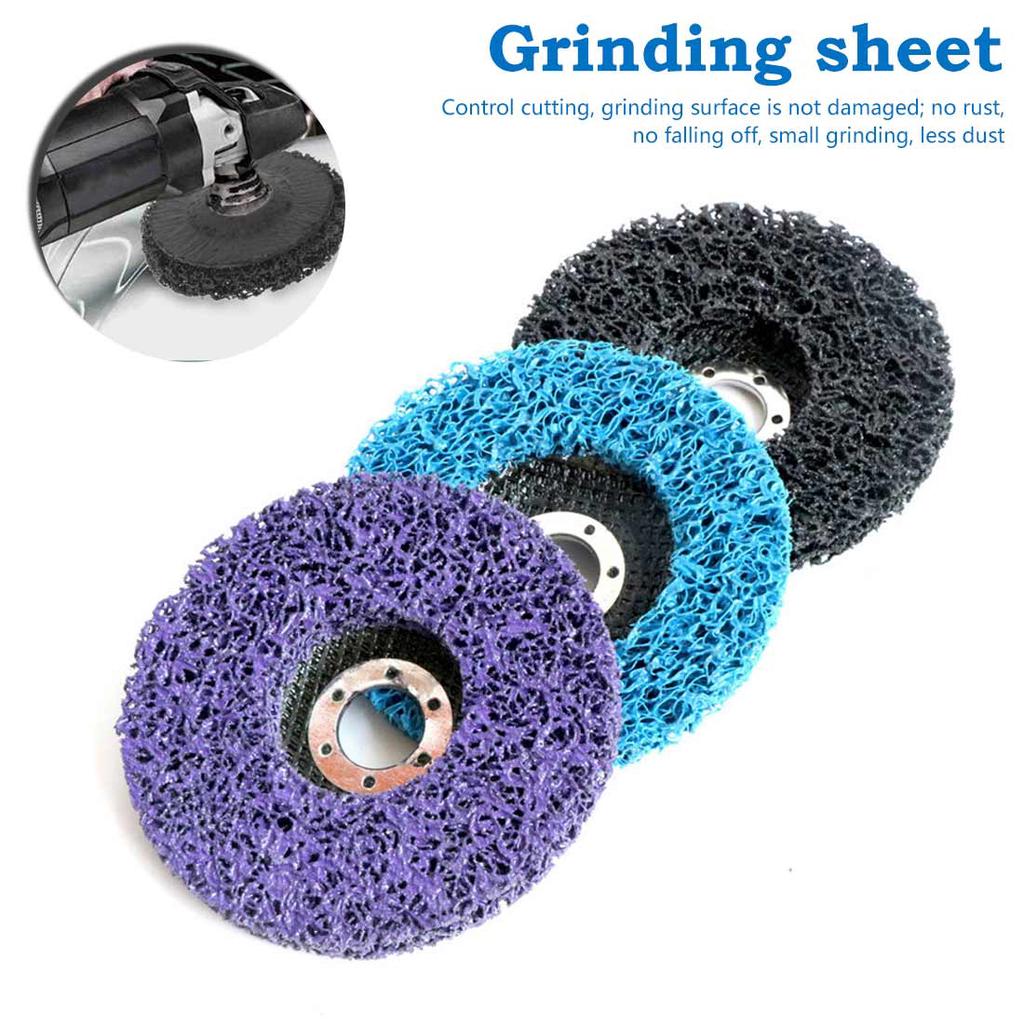 Poly Strip Wheel Disc Abrasive Polishing High Performance 5Pcs 100mm Poly Strip Wheel with 5 X Poly Strip Wheel for Factory for Mechanic for Car Factory