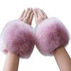 Soft Furry Wrist Sleeves for Fashionable Women and Trendy Youth Arm Warmer Multicolored Y2K Furry Wrist Cuffs