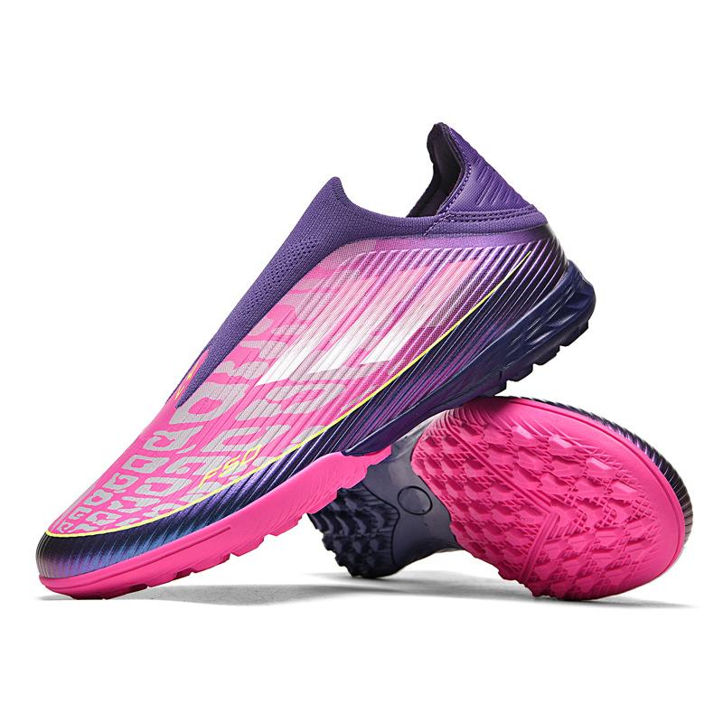 Football shoes seamless fly-woven shoelaces TF