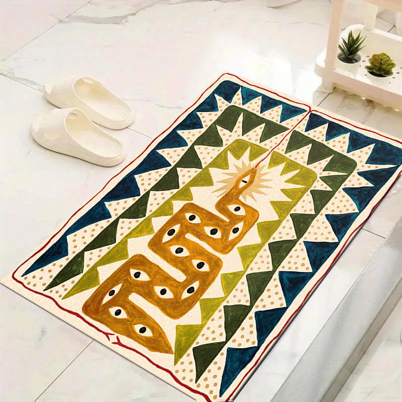 Abstract Art Carpet Rug for Living Room Bedroom Home Sofa Decoration,Kids Play Non-slip Floor Mat