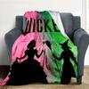 1pc Wicked Outdoor Blanket Lightweight Flannel, Soft & Warm, All-Season Use for Sofa, Outdoor, Camping, Living Room, Office115