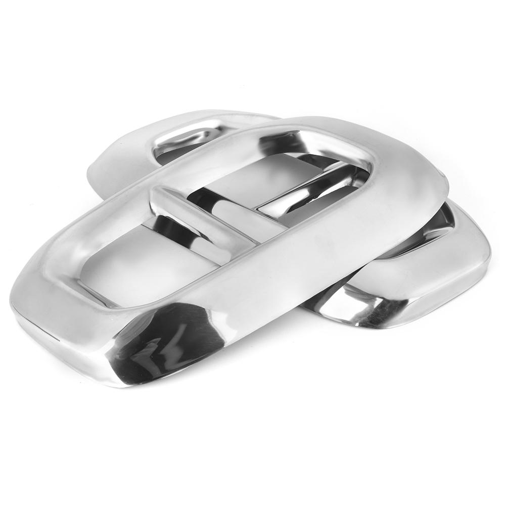 2pcs Car Tail Throat Frame 4 Outlet Exhaust Pipe Trim Fits for Mercedes Benz GLC GLE GLS W167 X253 X167 2020