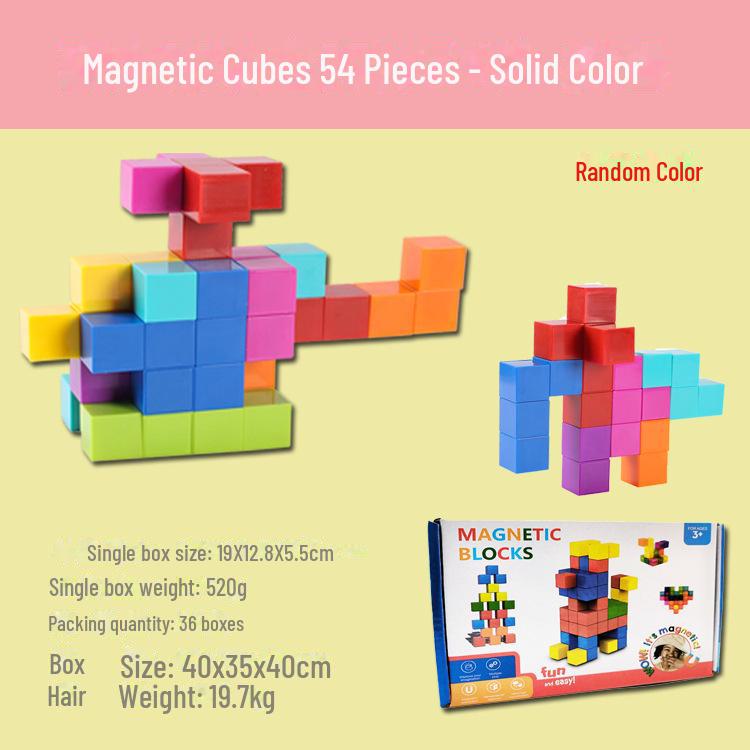 Magnetic Cube Puzzle Blocks: Cross-Border Teaching Aids for Kids