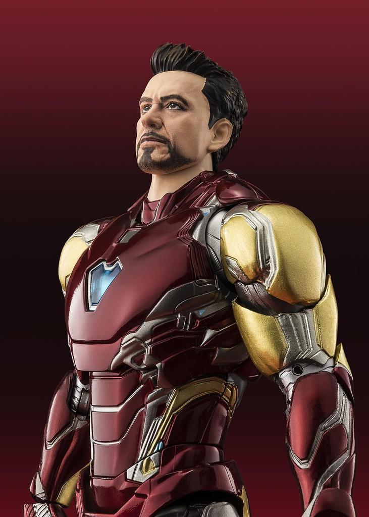 Tamashii Nations S.H. Figuarts Avengers Endgame Iron Man Mark 85 Articulated Figure 155mm ABS PVC Die-cast Painted