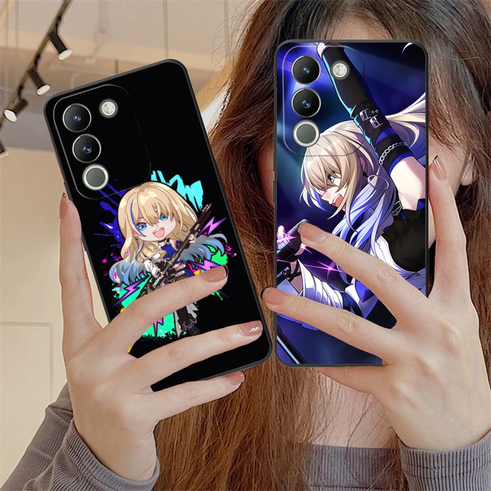 HSR Serval Matte TPU Mobile Phone Case for VIVO Y77 76 75 74 73 72 58 56 55 51 50 38 36 Y19 Y18 Y03 Y01 5G Colorful Cover