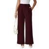 Women's Casual Fashion Solid-Color Loose Straight-Leg Pants