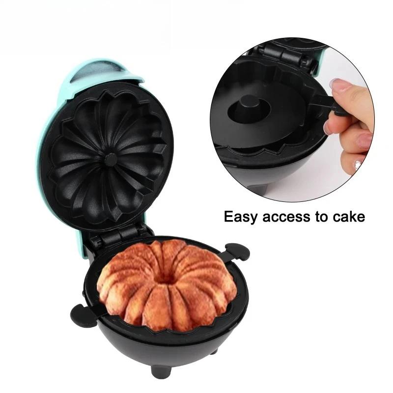 Electric Cake Maker Mini Waffles Bowl Breakfast Machine Non-Stick Cupcake Muffin Oven Pumpkin Pie Molds Egg Cake 110V/220V