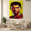 Ronaldo'S Dynamic Celebration Threepiece Set 1 Duvet Cover 2 Pillowcase Without Core Bedding Set Soft And Comfortable
