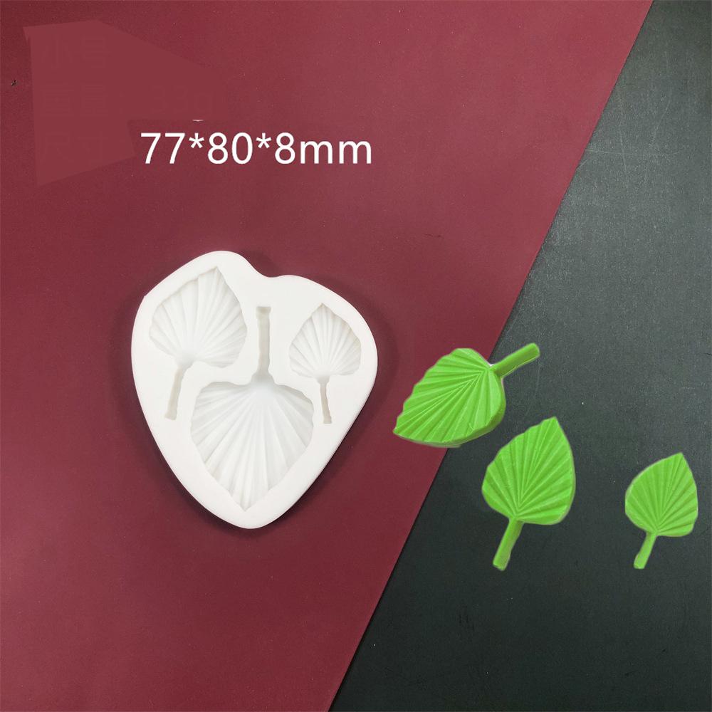 Size Leaf Silicone Mold Cake Decoration Fondant Mold Flower Rose Leaf Baking Tray Baking Tool