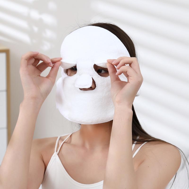 Moisturizing Coral Velvet Face Towel: Hot & Cold Compress, Cleansing, and Beauty Mask