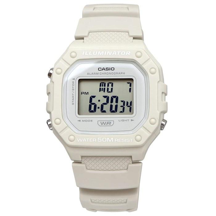 [Casio] Standard Digital Watch W-218HC-8AV (Beige)
