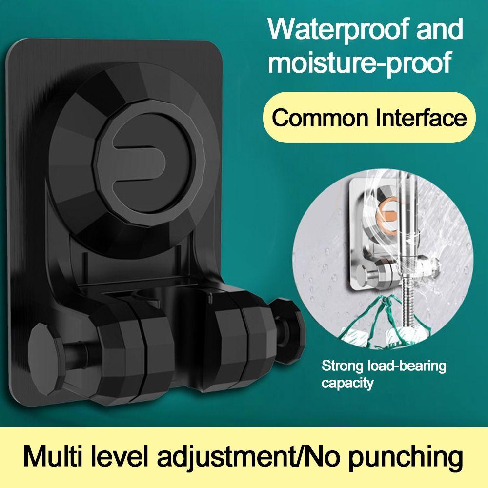 

Настенный держатель для душевой лейки, регулируемый ручной распылитель, поддержка аксессуаров для ванной комнаты