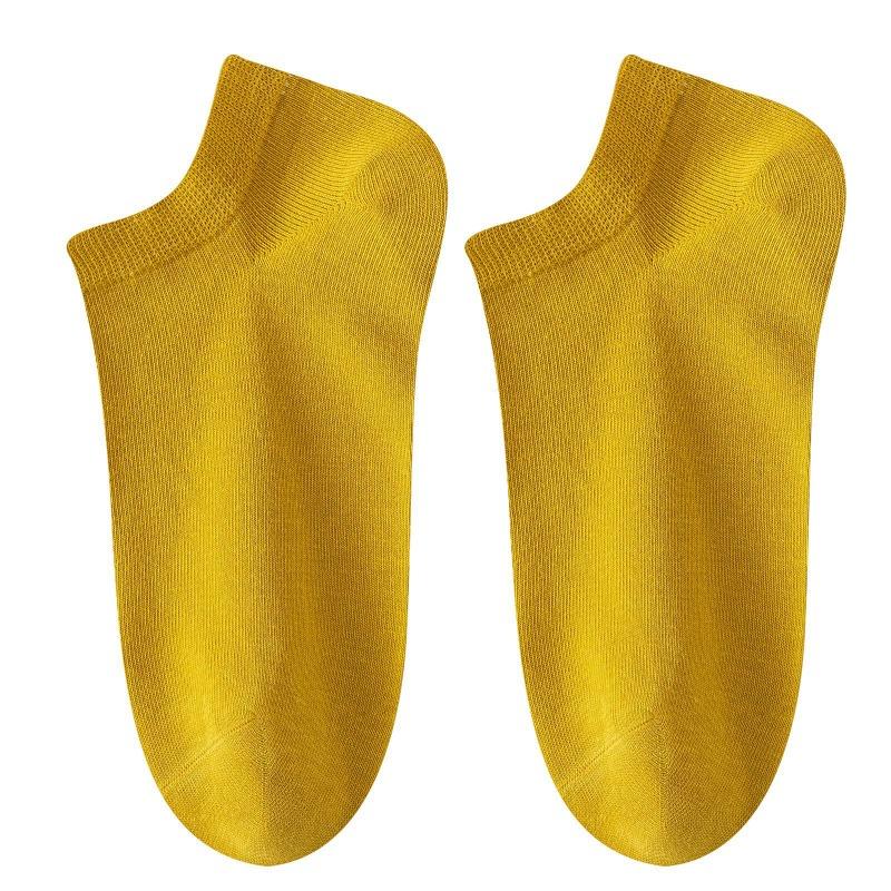 Herremote Sommer Nye Sokker med Lavt Snitt i Ren Bomull med Deodorant