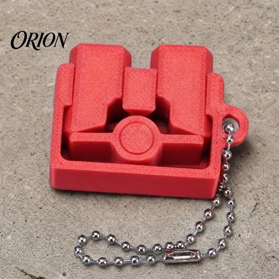 Press Fidget Toy 3D Printed Finger Clicker Toy, Decompression Push with Ball Chain, Portable Stress Relief Desk for Students, Office Workers Chain