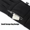 Winter Warm Gloves Flip Over Expose Two Fingers Gloves Waterproof Windproof Touch Screen Gloves Cycling Ski Fishing Gloves