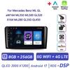 Autoradio Android 17 pour Mercedes Benz ML GL aW164 ML350 ML500 GL320 X164 ML280 GL350 GL450 4G BT CarPlay sans fil