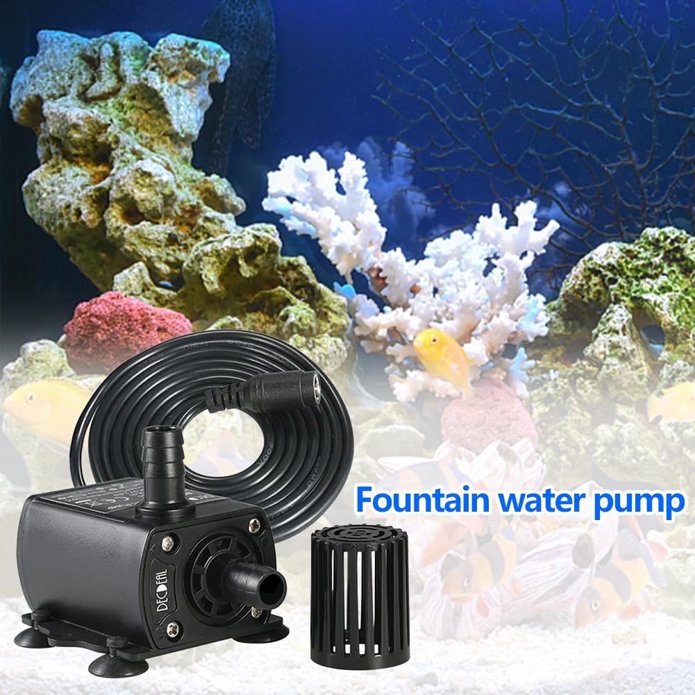 Practical Fountain Aquarium Mini DC 12V Brushless Pump Multi-functional Portable Pond Pool Submersible Water Pump