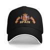 Summer Casual Baseball Cap The Coat Of Arms Of Spain Outdoor Gym Trucker Hat For Female Male Spanish Flag Baseball Caps