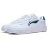 Li Ning Sycee Slip Resistant Cushioning Abrasion Resistant Low top Skateboard Shoes Men's White Green AGCT339-1