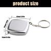 Pocket Size Retractable Measuring Tape Keychain Tape Measure Small Steel Tape Measure Portable Measurement Tool 2 Meter