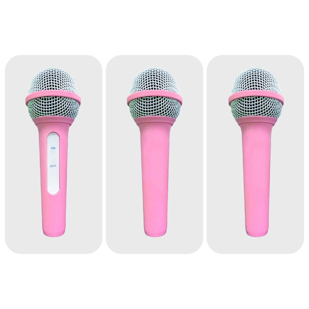Fake Microphone for Karaoke Realistic Model Mic Dance Show Practice Perfect Costume Birthday Party Accessories