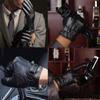 New Winter Warm Arm Warmer Leather Gloves Men Accessories Touch Screen Full Finger Mittens