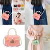 Princess Handbag For Girls With Pearl Jelly Shell Rainbow Design For Daily Use