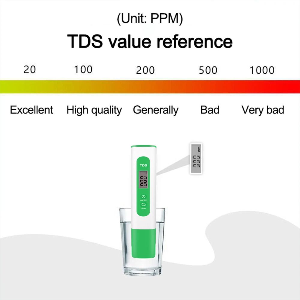 Digital Display Water Quality Test Pen Handheld Water Analyser High Precision TDS Meter