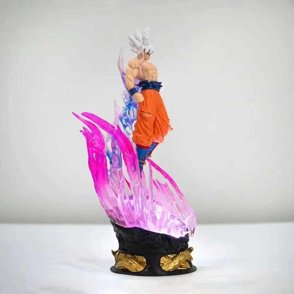 24cm PVC Statue Dragon Ball Z Goku Ultra Instinct Figur Ultra Instinto Goku Figuren Sammlung Modell Spielzeug Geschenke