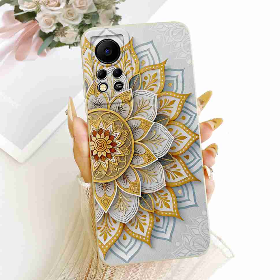 For Infinix Hot 11s NFC Case Beautiful Butterfly Flower Back Cover For Infinix Hot 11 S 11s NFC 11SNFC Protection Cases Funda
