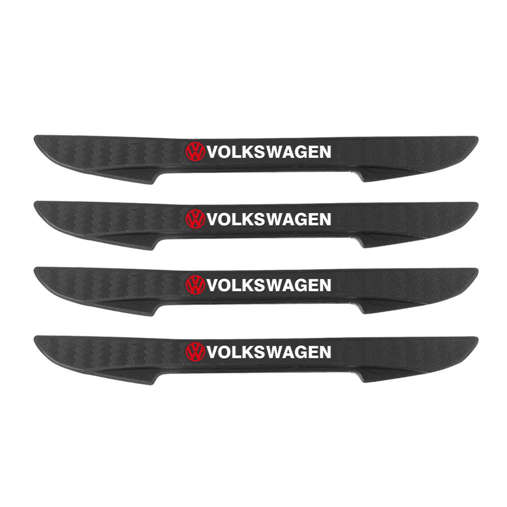 FD01-4Pcs Car Accessories Anti-collision Door Side Edge Protective Sticker For Volkswagen Golf Rline Passat GTI Lavida Sagitar Tiguan