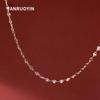 Womens Chain Necklace Snake Bone Water Wave Box O-shaped Clavicle Fashion Jewelry
