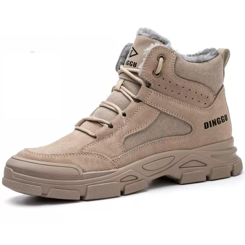 Indestructible Safety Boots Shoes Men Puncture-Proof Work Shoes Steel Toe Work Boots Men Anti-Slip Safety Shoes Footwear Male