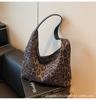 Large-capacity Bag Women's 2025 New Fashion Versatile Casual Shoulder Underarm Bag Casual Commuter Leopard Print Tote Bag