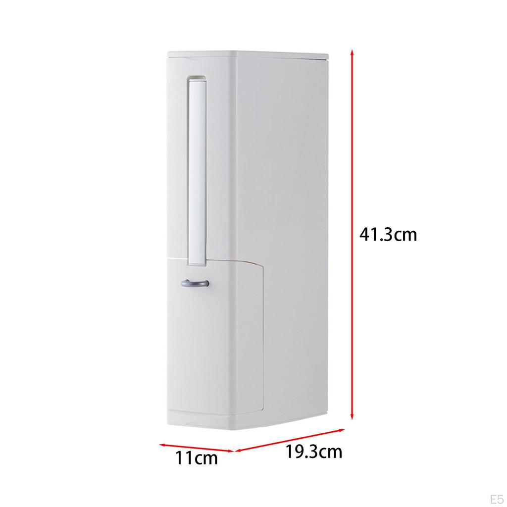Modern Trash Can And Toilet Brush Set for Home