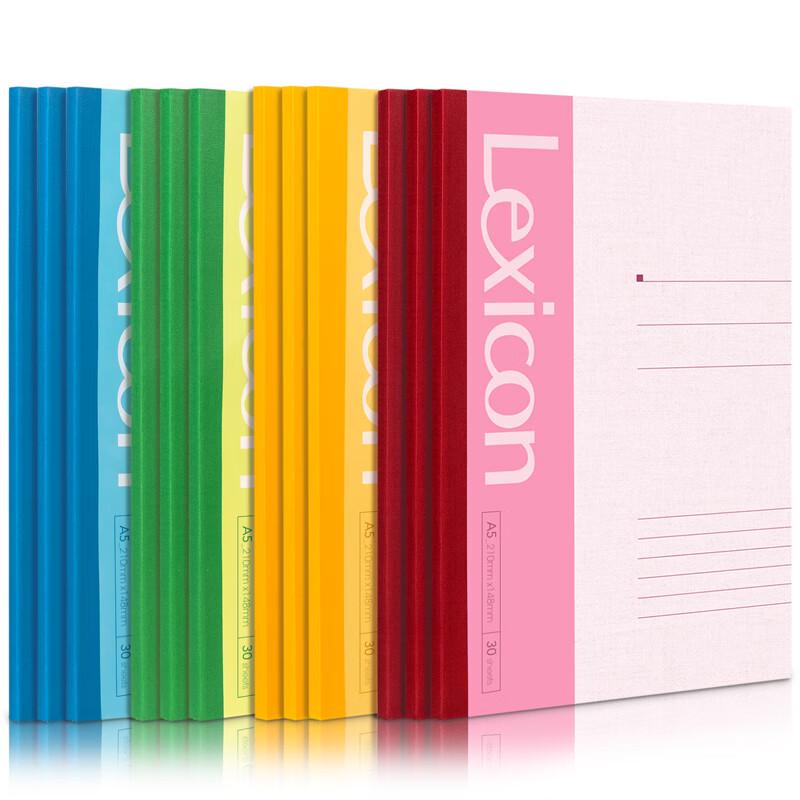 Deli A5 30-Page Softcover Wireless Bound Notebook (12-Pack)
