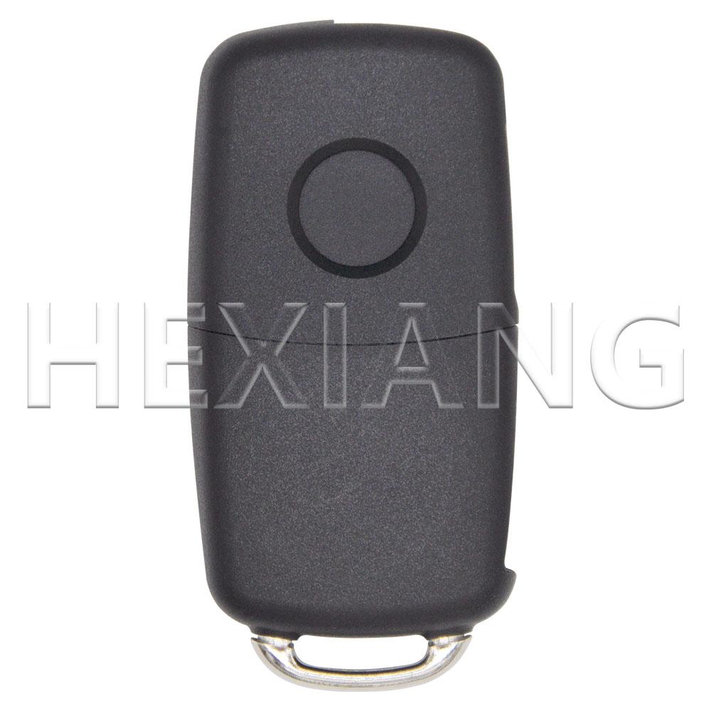 AAAJH1 HE 2/3/4 Button Car Key Shell For VW Volkswagen Golf Polo Passat Beetle Tiguan Jetta Caddy Eos Bora Toledo Sagitar Skoda Seat