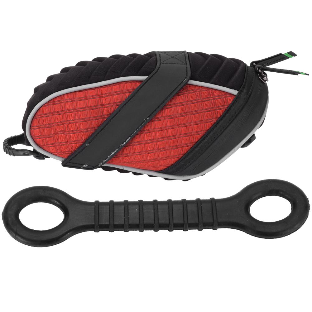 

Полиэфирное волокно Велосипедная задняя сумка для горного велосипеда Дорожная сумка Органайзер для хранения на велосипедное седло Велосипедное оборудованиеКрасный