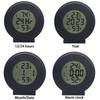Digital LCD Travel Alarm Clock With Temperature Hygrometer Mini Desk Wall Clock Battery Powered