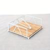Iron Napkin Holder Stainless Steel Paper Towel Clip Metal Vertical Dining Table Napkin Holder Simple Style Paper Clip For Hot