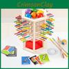 Tower Puzzle Hexagonal Game Wooden Blocks For Kids Educational Playroom Gift