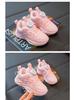 2024 Spring Girls' Spinning Button Sports Shoes - Trendy Dad Style, Soft Sole, White for Kids