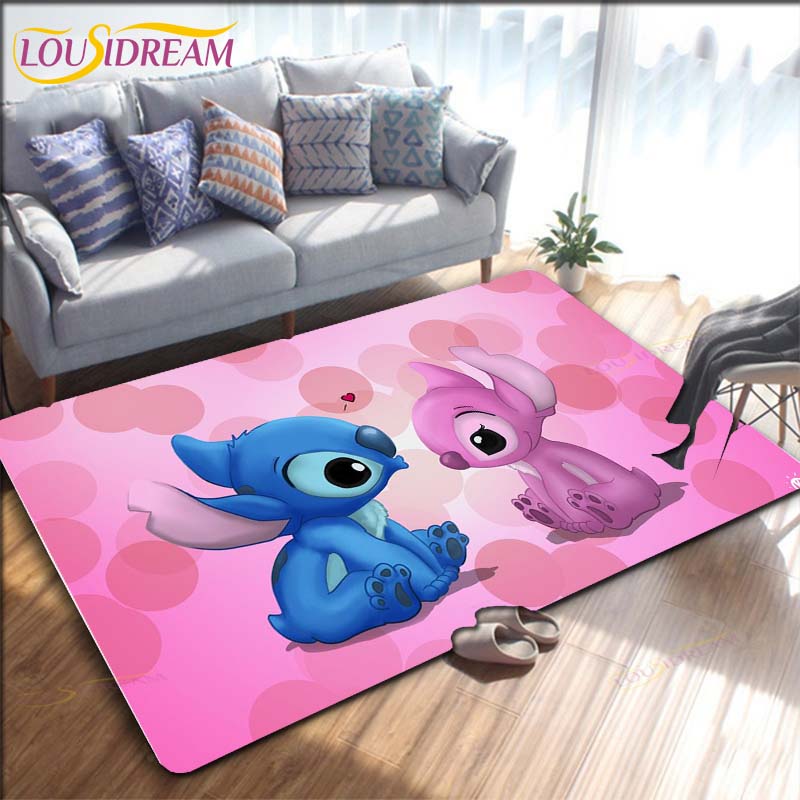 Cartoon Anime Stitch dywan do salonu rysunek sypialnia maty podłogowe dywan do zabawy dla dzieci kuchnia łazienka mata antypoślizgowa!
