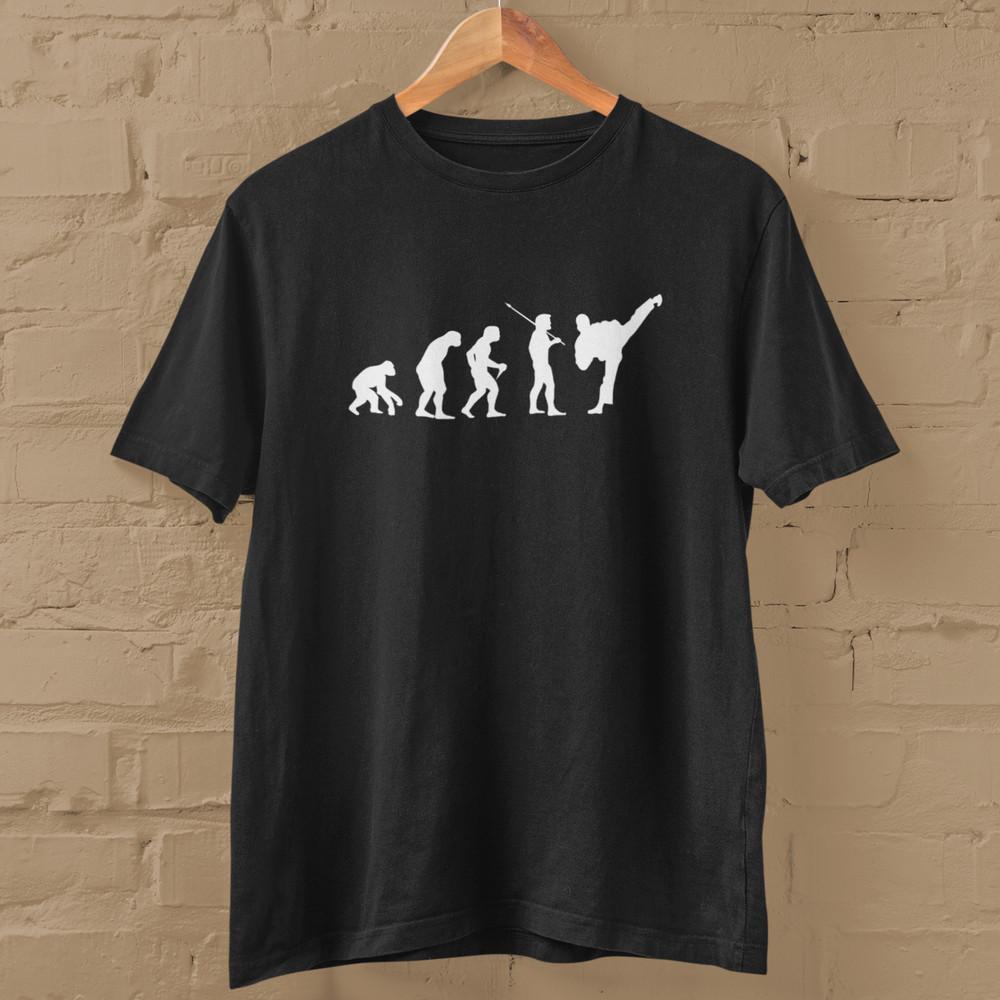 EVOLUTION OF KARATE - T-SHIRT (Martial Arts Kick Boxing Kung Fu Present Gift) Unisex T-Shirt XXXXL