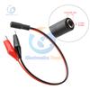 5.5MM 2.1MM Alligator Clip DC Power Male Female Test Lead Cable  Connector To Male Alligator Clip Wire Connector 25CM 30CM