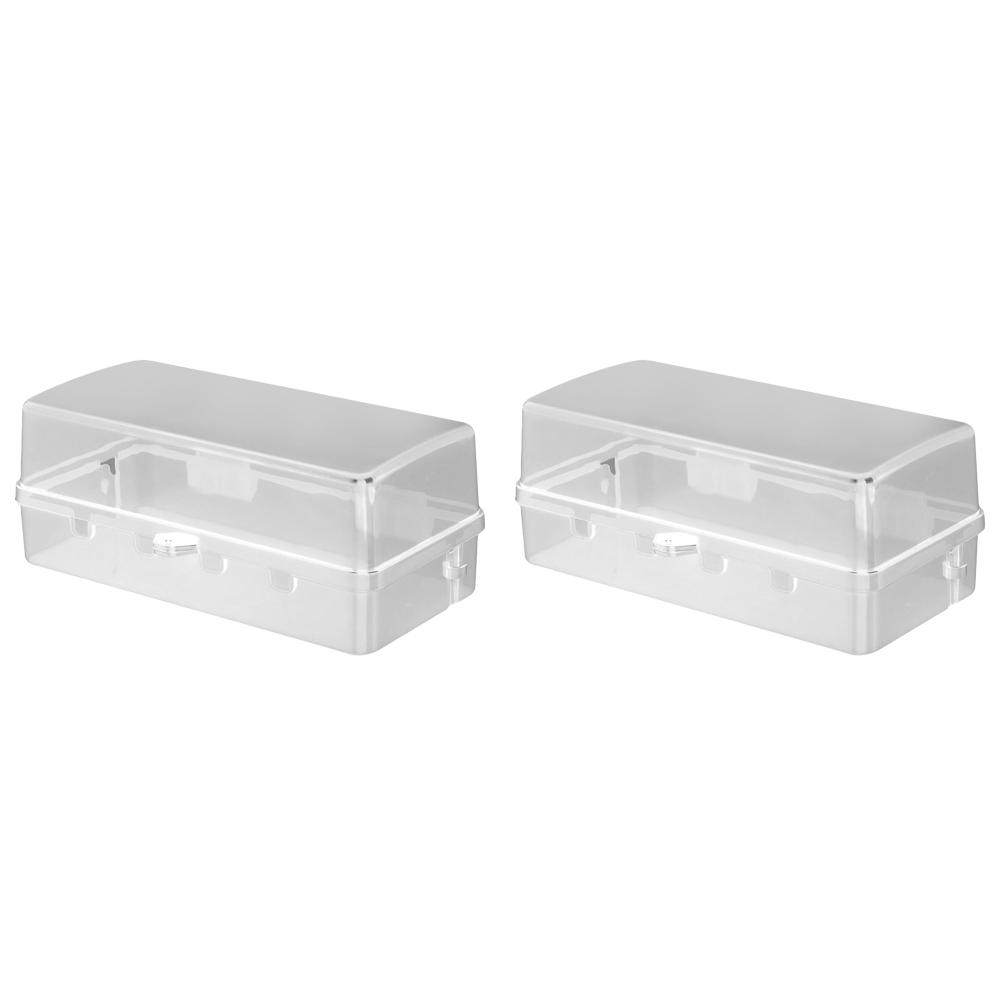 

Waterproof Large Outdoor Electrical Box Weatherproof Protect Outlet Plug (White)