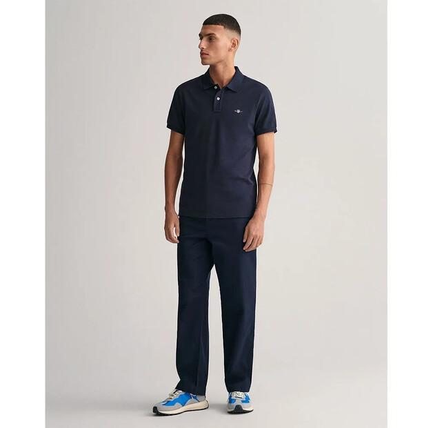 Gant Slim Shield поло с короткими рукавами
