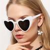 15PCS Fun Designed Heart-shaped Mixed Color Glasses Suitable for Various Themed Parties Concert and Holiday Outfitsnds