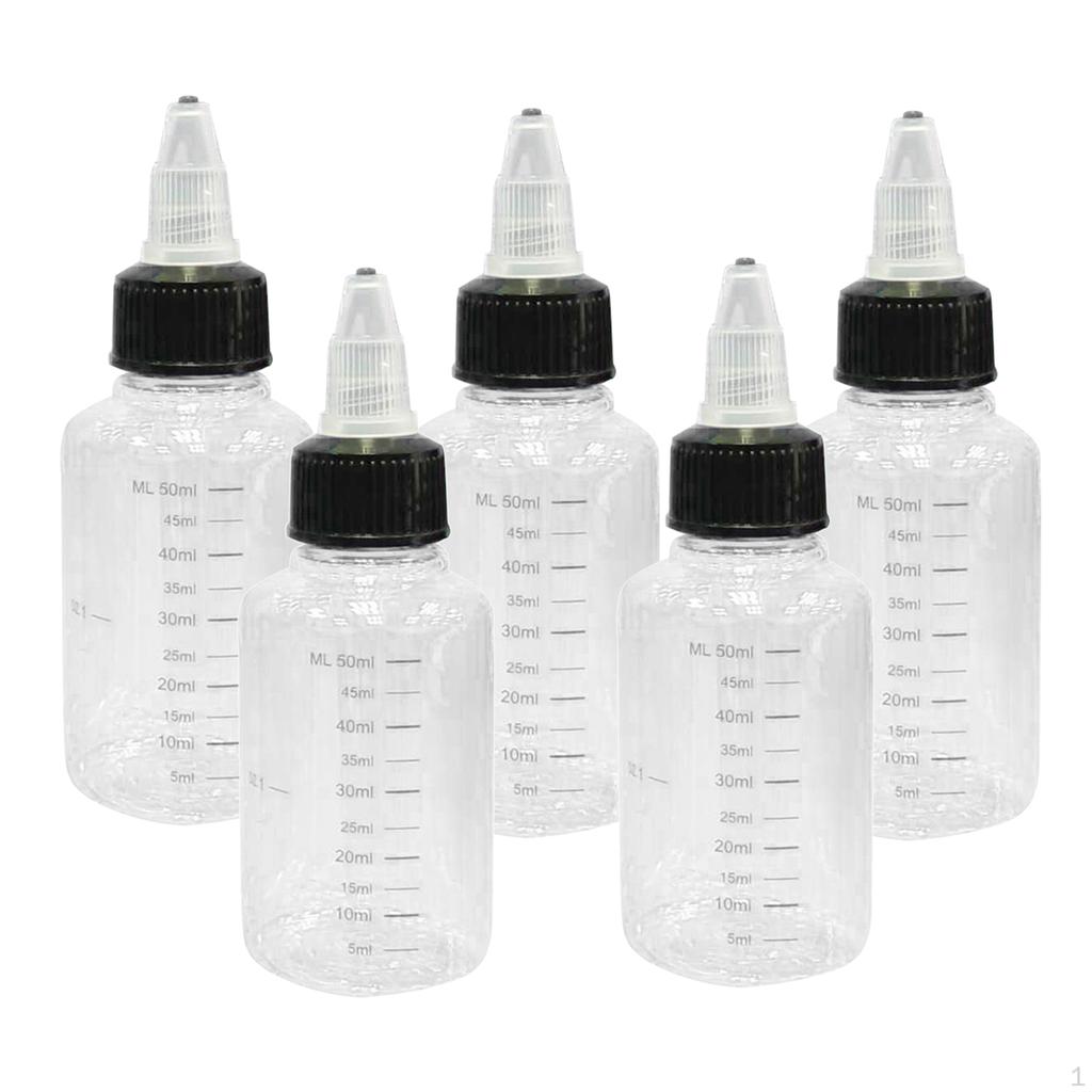 5 *30/60/100/120/250/500ml Bottle with Twist Used In Many Fields, Like Lab Experiment and Home Use