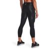 Under Armour Iso-Chill Running Training Capri Leggings Women Bottoms Black 1361364-001